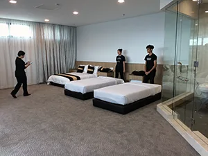 ホスピタリティー学部実習用ホテルルーム