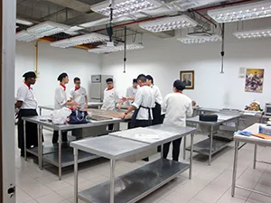 ホスピタリティー観光料理学部 学生ミーティング風景