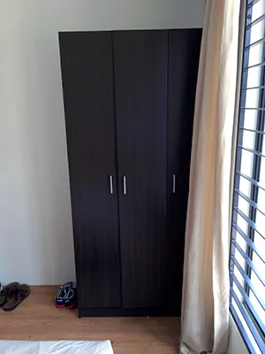 ２階１人部屋１(中：ベッド大)クローゼット