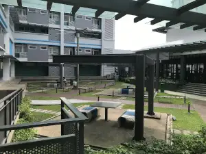 寮中庭