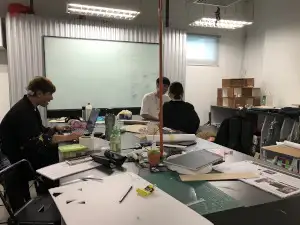 デザイン専攻実習風景